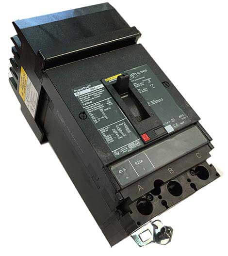 HJA36035 - Square D 3 Pole 35 Amp 480 Volt I-Line Circuit Breaker